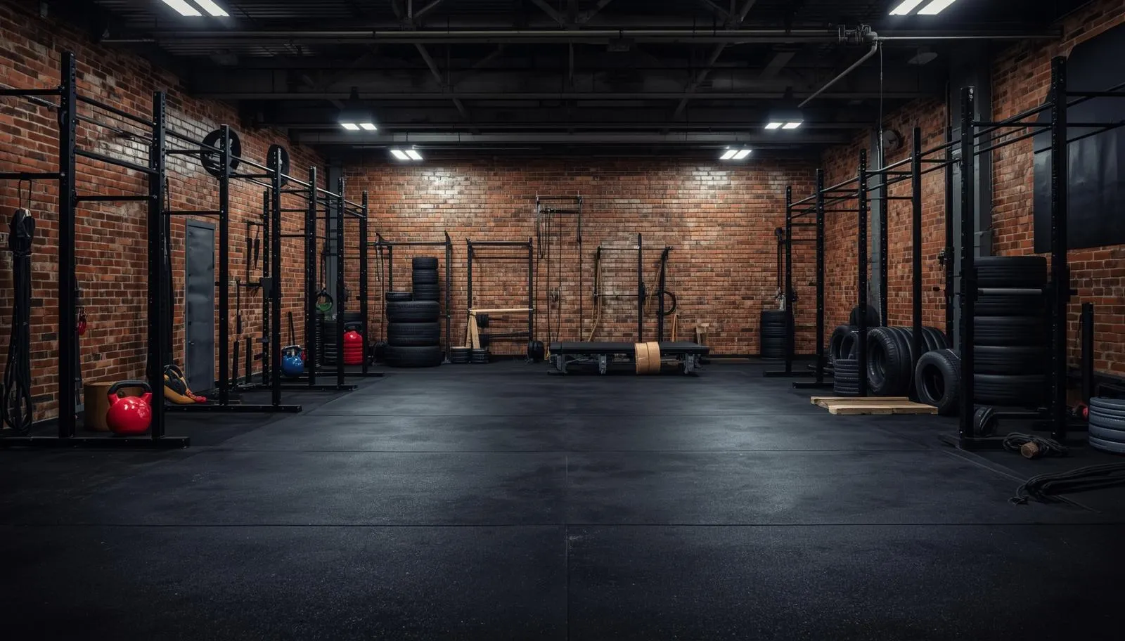 Atleta de Crossfit entrenando en el box con material de MundoBox